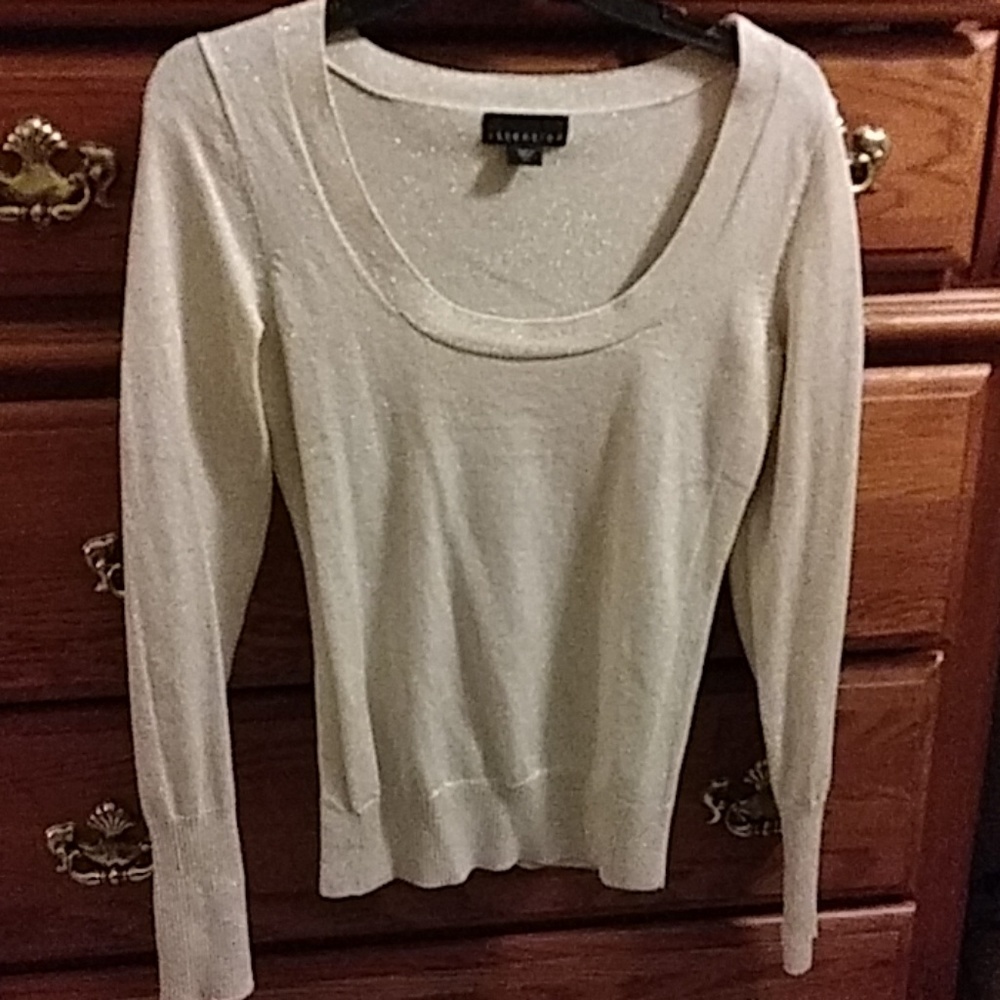 Cream Gold Sweater